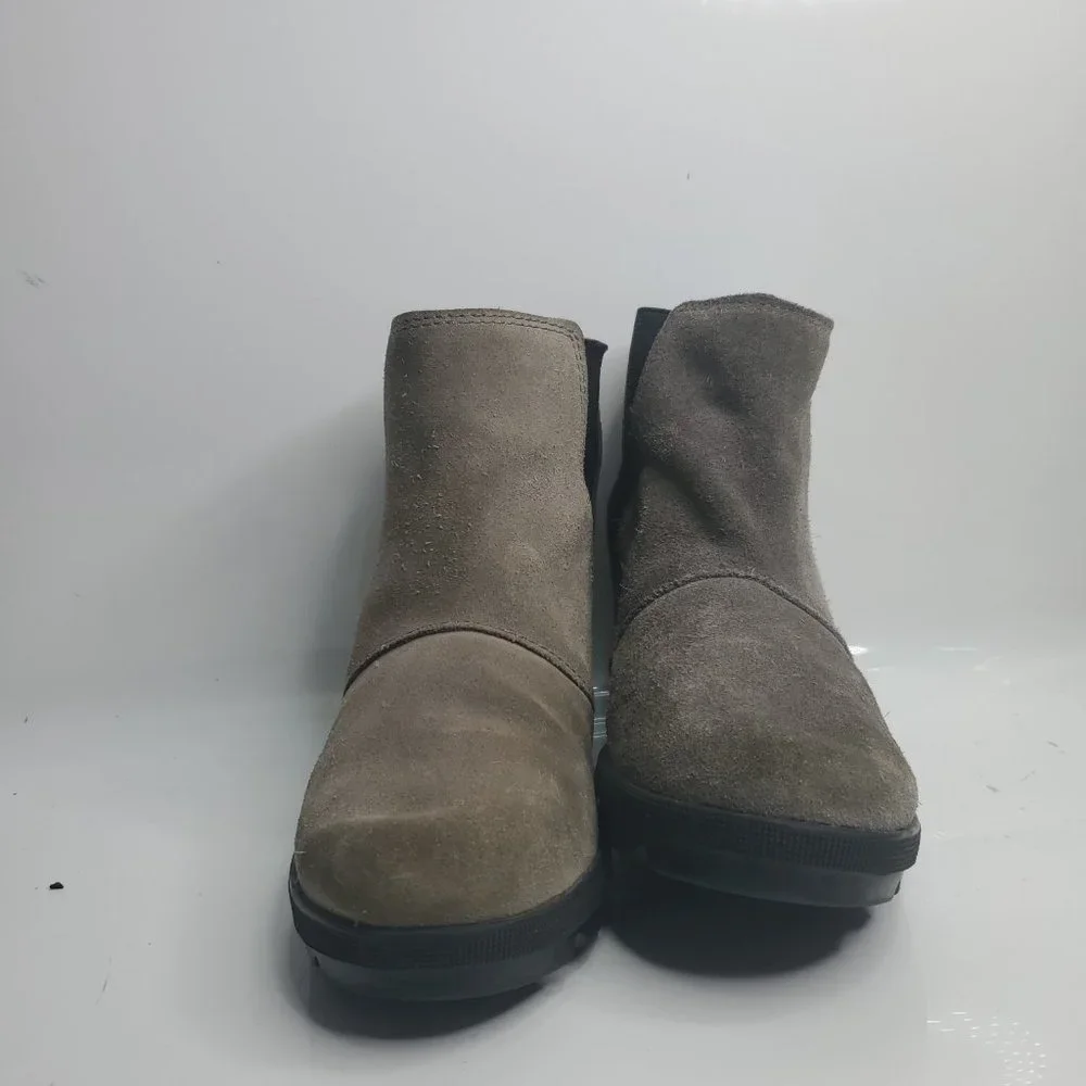 Sorel‎ Girl's Olive Green Joan Of Arctic Leather Winter Chelsea Boot Size 3